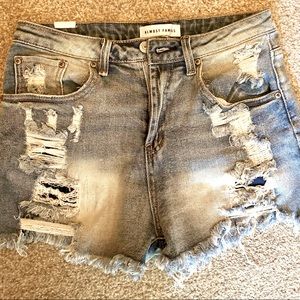 Almost Famous High rise shorts. Super soft denim! Size 3